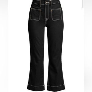 KHAITE Raquel patch cropped-flare jeans . Size 25. Great condition